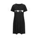 thumbnail image 5 of Camisón corto de talla grande para mujer, camisón de manga corta con estampado de pecho a la moda, camisón para mujer, 5 of 5