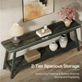 thumbnail image 6 of 71-Inch Farmhouse Console Table for Entyrway,2-Tier Sofa Table, 6 of 7
