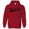 thumbnail image 5 of Phoenix Baseball Script - Hometown Pride, Pitcher Hoodie - X-Large - Red, 5 of 6