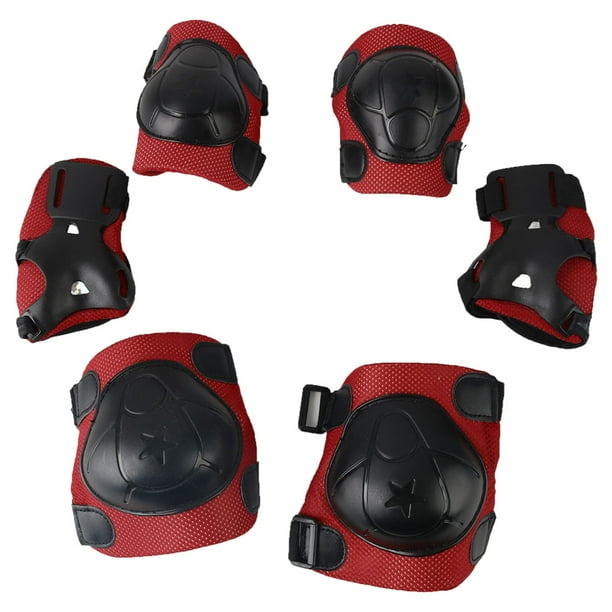 6Pcs Skating Wrist Guard Elbow Pads Knee Pads Safety Gear for Kids