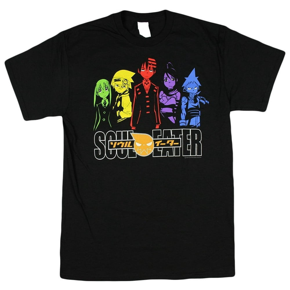 Soul Eater - Soul Eater Color Characters Adult T-Shirt - Walmart.com