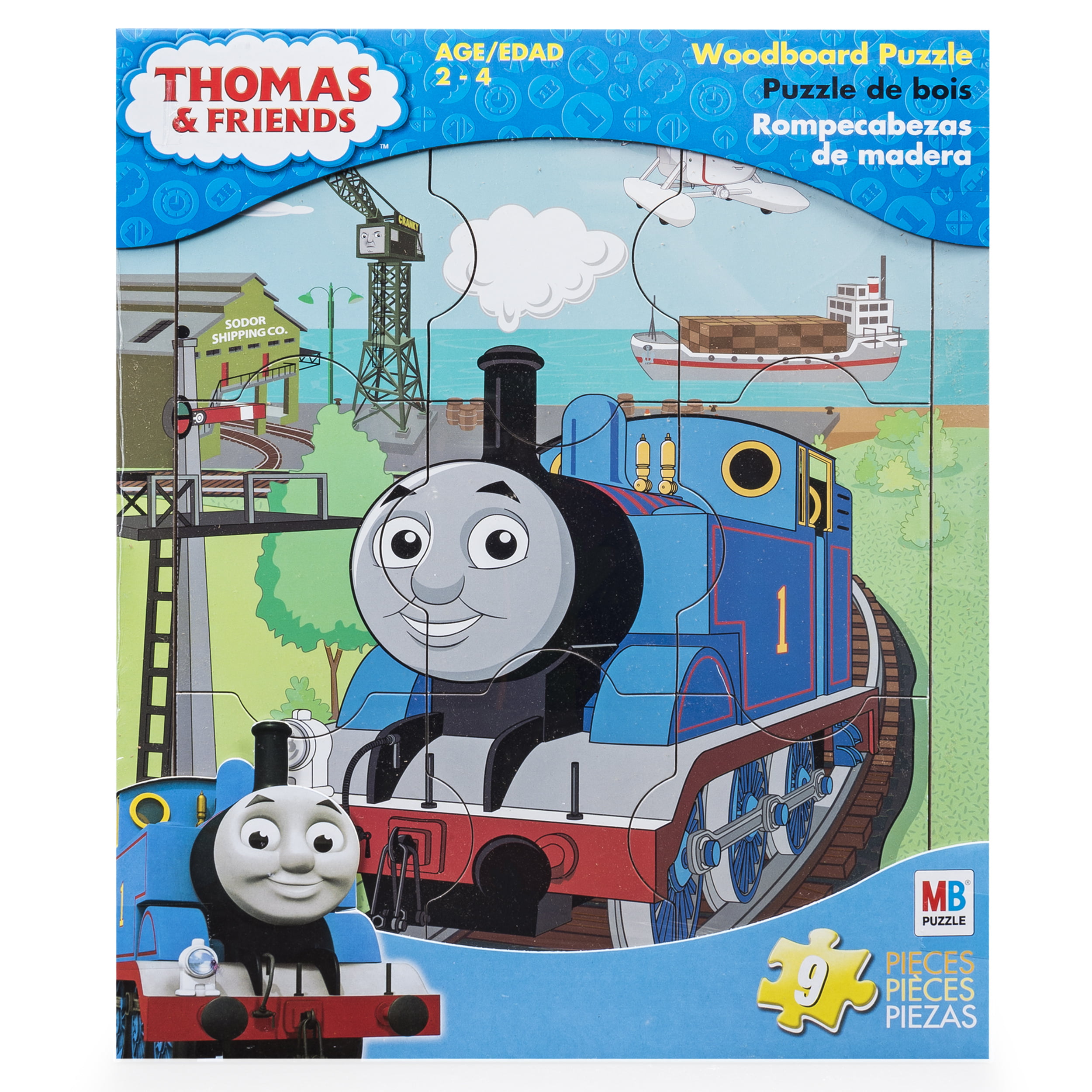 compensar Domar sorpresa Thomas & Friends 9-Piece Woodboard Puzzle - Walmart.com