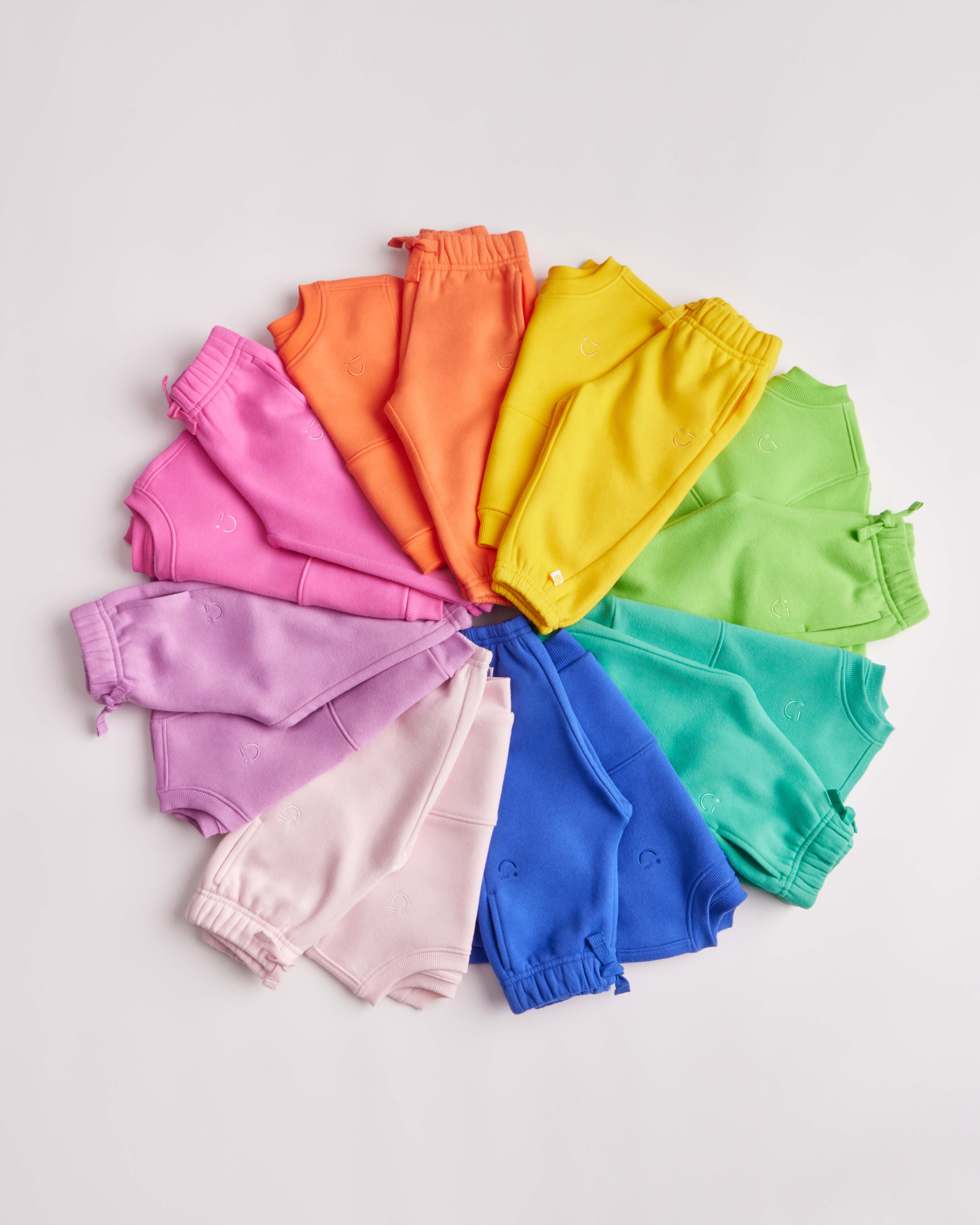 Color Mix by Garanimals Toddler Butter Fleece Jogger, Sizes 2T-5T