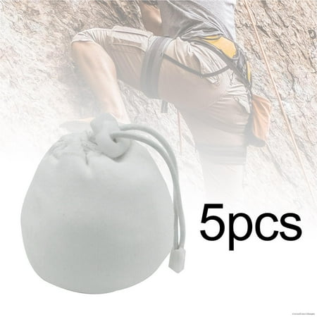 

5X Chalk Ball Bag Drawstring Bag With Buckle For Gymnastics Sports Fitness