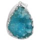 thumbnail image 1 of 3Xcharm Agate Quartz Necklace Stone Crystal Jewelry Accessory Blue, 1 of 4