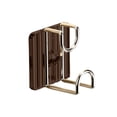thumbnail image 4 of 5Pcs Bathroom Basin Hook, Cagogo Bathroom Basin Hook, Non Perforated Adhesive Basin Rack for Dormitory Storage, Sturdy Stainless Steel Bathroom Organizer, Invisible Clear Shower Caddy for Little, 4 of 9