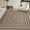 Brown, variant on Nourison Tulum 9' x 12' Cream Outdoor Rug