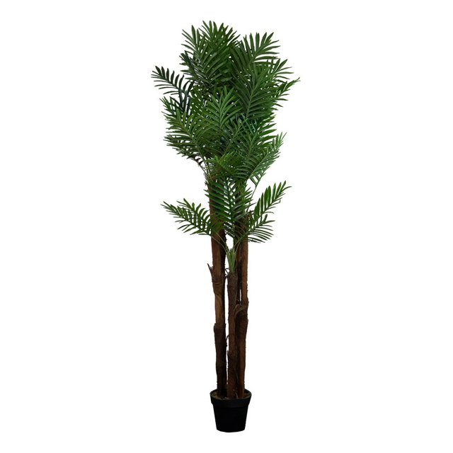 JAUZ IMPROVEMENT Set 4pz Planta Artificial De Plastico Tipo Bamboo 180cm Hogar Sala Interior/Exterior (Mod. 0258) JAUZ IMPROVEMENT JOSI0254