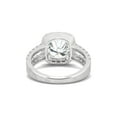 thumbnail image 6 of Charles & Colvard 14K White Gold Moissanite 9mm Cushion Engagement Ring-Size 6.5 4.24cttw DEW, 6 of 9
