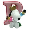 Peanuts Snoopy Letter P Collectible Figurine #8586