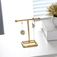 thumbnail image 1 of Jewelry Shelf Gifts T-Bar Metal Minimalist Exquisite for Handbag Show Earrings Rings Home S, 1 of 8