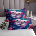 thumbnail image 3 of Erosebridal 3D Axolotl Coverlet Set Queen, Girls Room Decorative, Pink 3 Pieces, 3 of 5