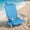 Blue#1, variant on Adjustable 5-Position Lightweight Beach Chair with Aluminum Frame and Storage, Lemon