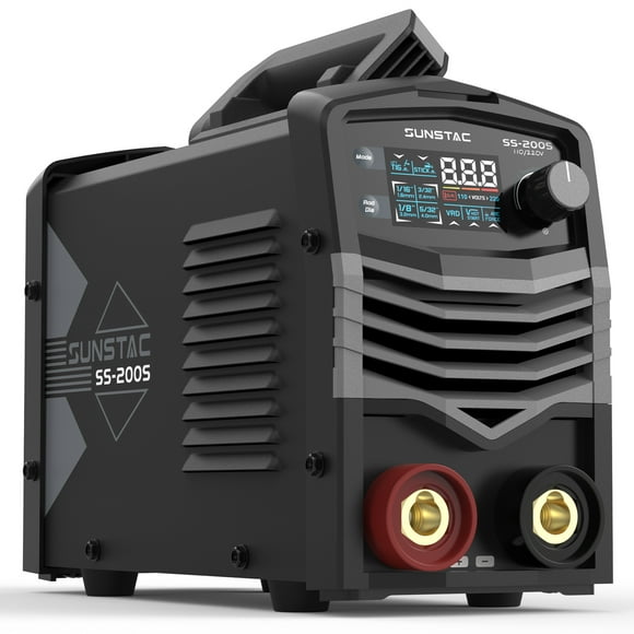 Tooliom Sunstac Stick Welder VRD LCD Display, Allergen Free, 12.38 lb Portable Welder Machine, Black