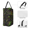 thumbnail image 3 of Goofa Carnival Mardi Gras3 Printed Toiletry Bag with Handle,Large Capacity Travel Makeup Cosmetic Bag for Women, Carry on Airport Airline Compliant Bag, 3 of 9