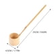 thumbnail image 4 of WORGEOUS 1pc Cuchara de bambú de mango largo Cuchara de té japonesa Cuchara de madera Cuchara de agua, 4 of 8