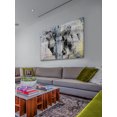 thumbnail image 6 of "Facing Horses" Painting Print on Wrapped Canvas, 6 of 7