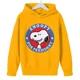 thumbnail image 3 of Sudadera con capucha para niños y niñas, de Snoopy, de dibujos animados blancos, de anime, 2024, 3 of 5