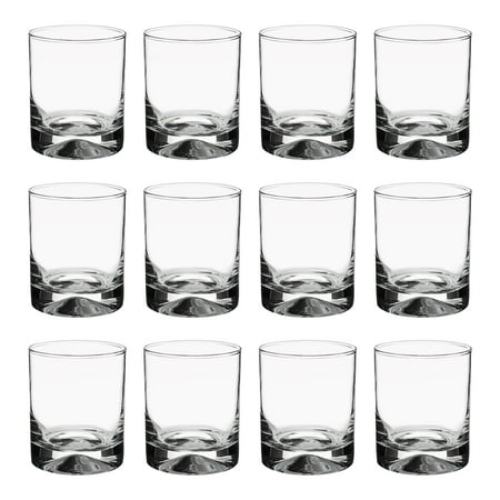 

Manhattan Rocks Whiskey Glass 1.75 oz. Set of 12 Bulk Pack - Perfect for Scotch Bourbon Whiskey Cocktail - Clear