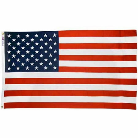 American Flag 3 X 5 Reliance Cotton With Sewn Stripes Dyed