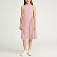 thumbnail image 4 of hengsof Girls Princess Dress Sleeveless High Waist Casual Pleated Splicing Dresses Kids Stylish Casual Dress 2 to 8 Years, 4 of 6