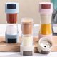 thumbnail image 4 of Frasco portátil de botella de condimento de doble cabezal | Herramienta de cocina ligera para exteriores para acampar, picnics, barbacoas | Fácil recarga y limpieza | Material duradero | Tamaño, 4 of 7