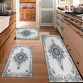 thumbnail image 2 of Kitchen Rugs Sets of 3 Non Slip Washable Kitchen Mats for Floor, Waterproof Kitchen Runner Rug, Floor Mat Carpet for Entryway, Laundry, Sink, Hallway, Bathroom, 2 of 12