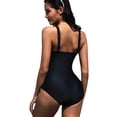 thumbnail image 5 of Traje de baño de una pieza con abdomen cruzado en la parte delantera del bikini para mujer Sincero Electrónica, 5 of 5