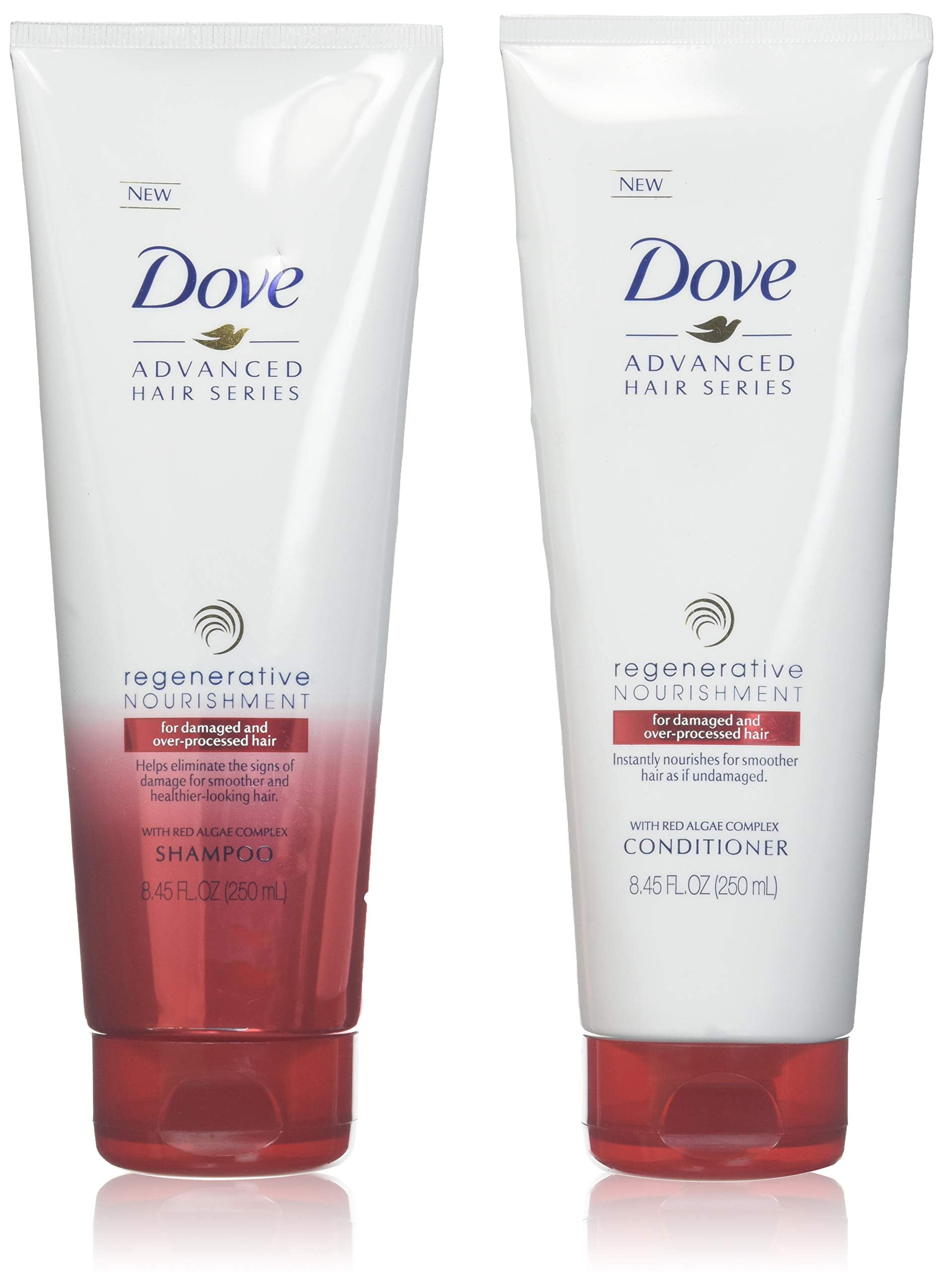 Dove Regenerative Nourishment Shampoo and Conditioner Set, 8.45 FL OZ