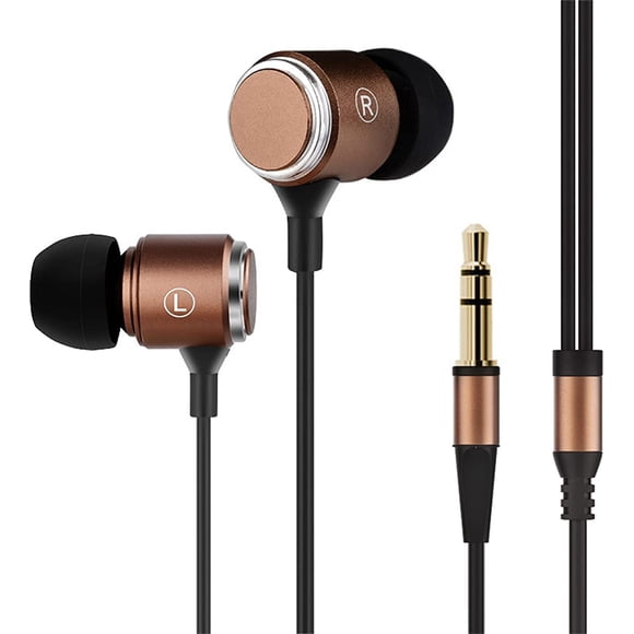Long Cord Wired Earbuds no Microphone Headphones Watching tv with Extra Noise isolating Blocking bass Ear