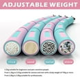 thumbnail image 4 of Weighted Hula Hoop for Exercise,Detachable Hoola Hoops, Stainless Steel Core with Thick Premium Foam, Hula Hoops for Adults Soft Fitness Exercise Burning Fat Workout, 4 of 5