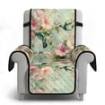 thumbnail image 6 of TSOVTHRID Hummingbird Petunia Flower Print Recliner Chair Covers Lazy Boy Recliner Cover Non-Slip Soft Recliner Slipcovers Sofa Covers Washable Furniture Protector with Elastic Strap for Dog, 6 of 7