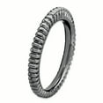 thumbnail image 2 of 925 Sterling Silver Black Plated Stackable Ring Domed, 2 of 6