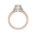 thumbnail image 2 of 0.65 Carat Excellent Cushion Cut Natural Diamond Solitaire Beautiful Ring for Anniversary Solid 18K Rose Gold Size 4.5, 2 of 6