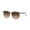 Polished Beige Frame | Dark Brown Lens, variant on RAY-BAN RB4306 RB4306 Square-Round Shape Sunglasses Polished Light Havana Frame | Polarized B-15 Brown Lens 54mm