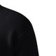 thumbnail image 4 of Ceisia Warm Stretchy Men's Slim Fit Stand-Collar Zip-Up Ribbed Knit Cardigan Gift, 4 of 5