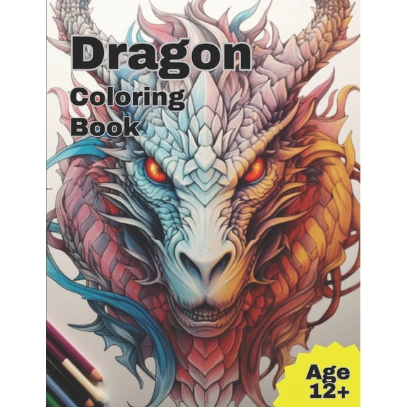Dragons Coloring Book: Majestic Dragons (Paperback)