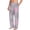 White, variant on Pink Flamingo Mens Soft Woven Cotton Elastic Waistband Sleep Pajama Pant Lounge Sleep Pant With Pockets And Drawstring-Large