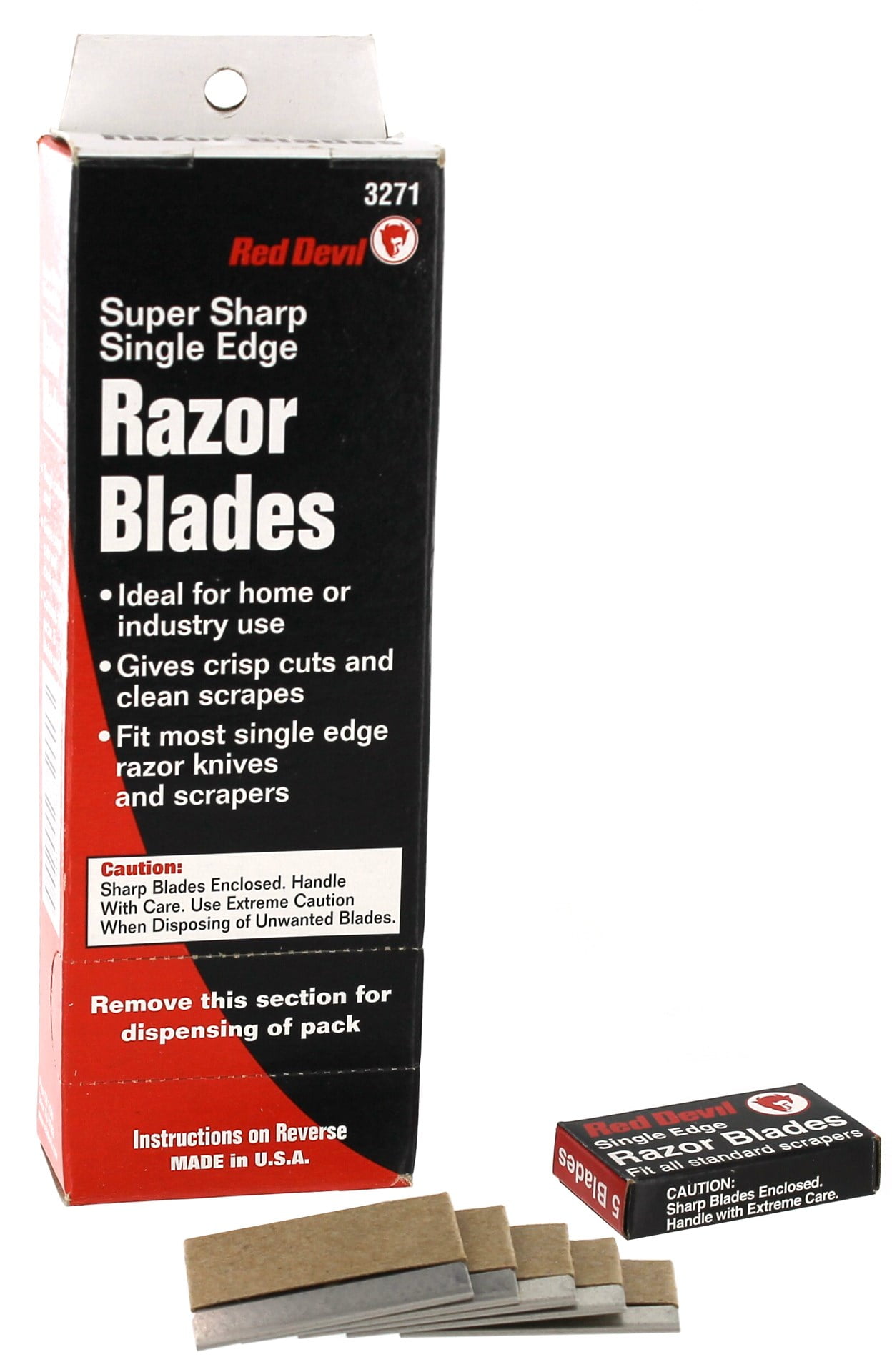 Red Devil 3271 Razor Blade Dispenser Pack of 10