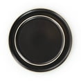 thumbnail image 2 of Gibson Elite Serenade 16 Piece Round Stoneware Dinnerware Set in Black, 2 of 8
