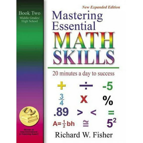 Pre-Owned Mastering Essential Math Skills: 20 Minutes a Day to Success, Book 2: Middle Grades/High School Paperback