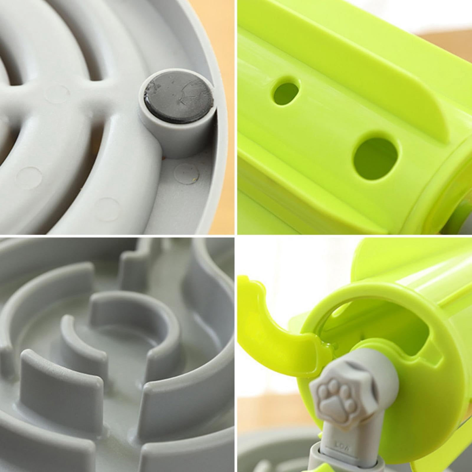 Pet Roller Slow Feeder Bowl Interactive Puzzle Dog Cat Slow Eating Bowl Anti Choke Roller Design Healthy Eating Pet Food Bowl for Dogs Cats Large Capacity