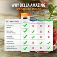 thumbnail image 3 of Bella Amazing PVC Sphere Ice Mold Set of 6, 3 of 7
