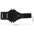 thumbnail image 2 of unbranded Teléfono Deportivo Negro Con Correa Flexible Y Soporte Para Llave, 2 of 8