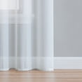 thumbnail image 5 of VCNY Home Martina 2-Piece White Metallic Sheer Curtain Panel Set, 52" x 96", 5 of 5