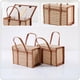 thumbnail image 4 of Cesta de regalo Cestas de almacenamiento Cestas de ratán para picnic de mimbre Tejido de bambú Tejido a mano Embalaje de frutas, 4 of 6
