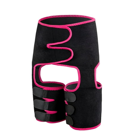 

Women Waist Thigh Trainer | Double Compression Belt Leg Support Sweat Sauna Effect Body Shaper | Waist and Hip Trainer for Daily Exercise