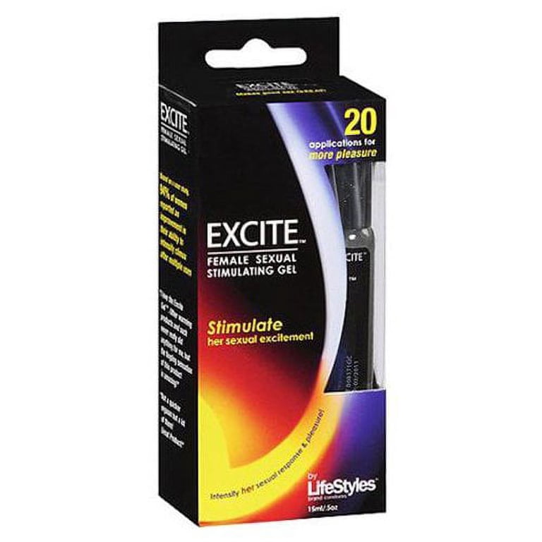 Lifestyles Excite Female Stimulating Gel 0.50 oz (Pack of 2) - Walmart.com