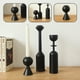 thumbnail image 3 of 1 portavelas decorativo de madera para el hogar (negro), 3 of 7