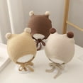 thumbnail image 3 of Yoyauz Baby Knit Winter Cap Baby Newborn Toddler Autumn Cute Earmuff Cotton Lined Beanie Suitable for Boys and Girls, 3 of 7